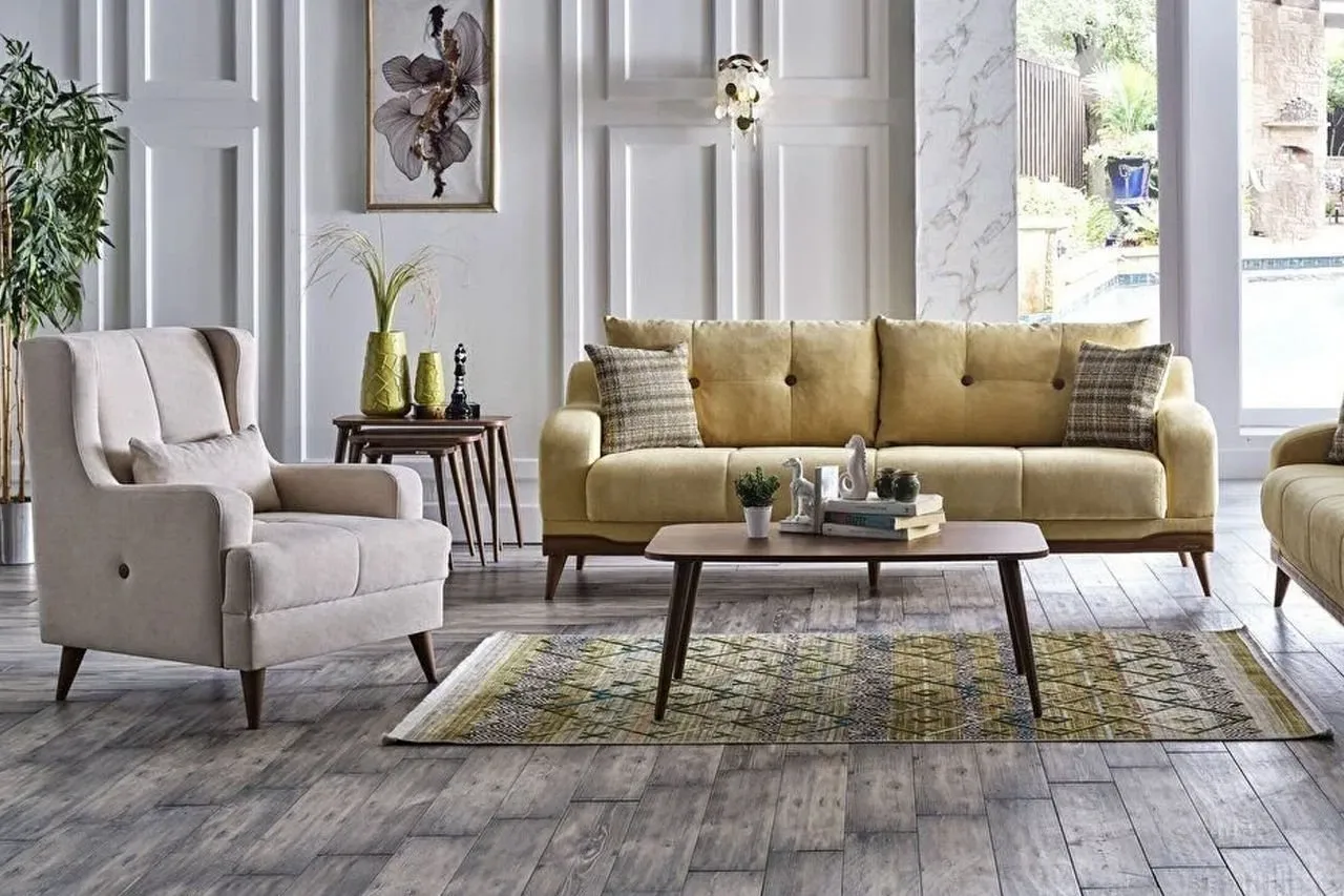ESTILO X Sofa Set - Yellow-3