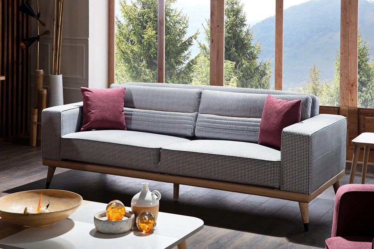 LENA Sofa Set - Dried Rose-6