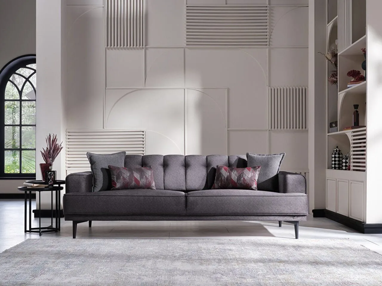TALIA Sofa Set - Anthracite-4