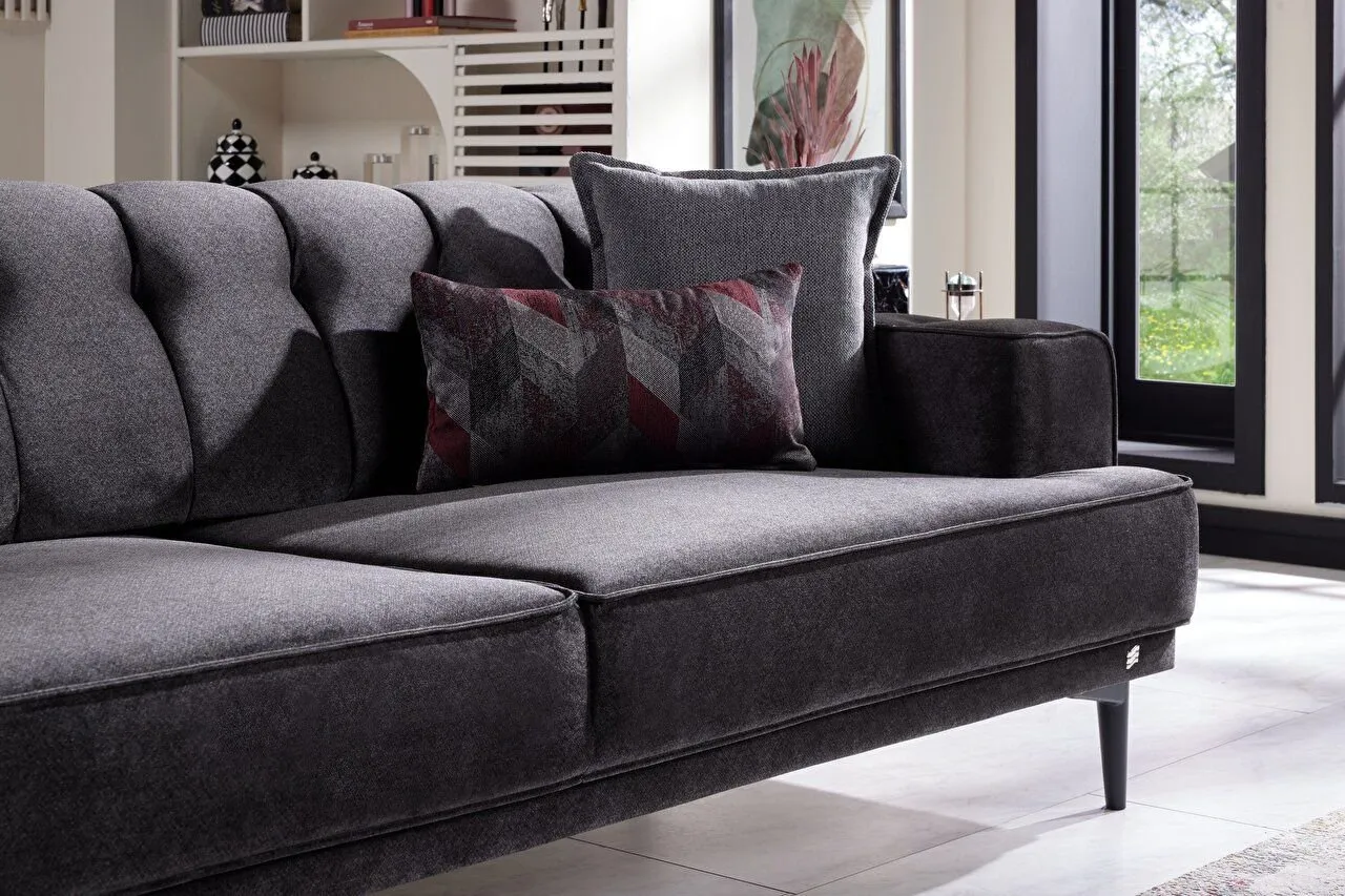 TALIA Sofa Set - Anthracite-9