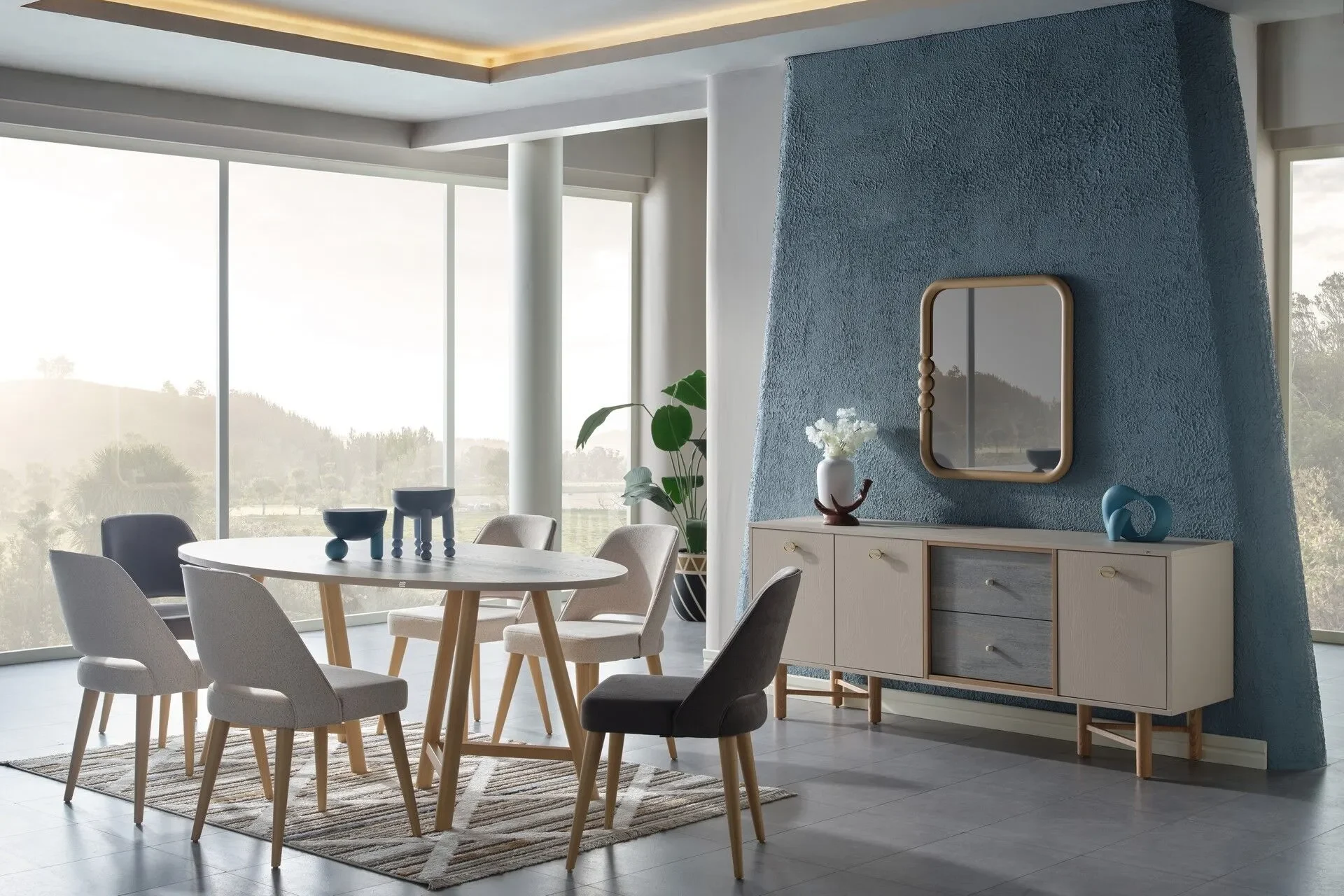 LINUS Dining Room Set (8)